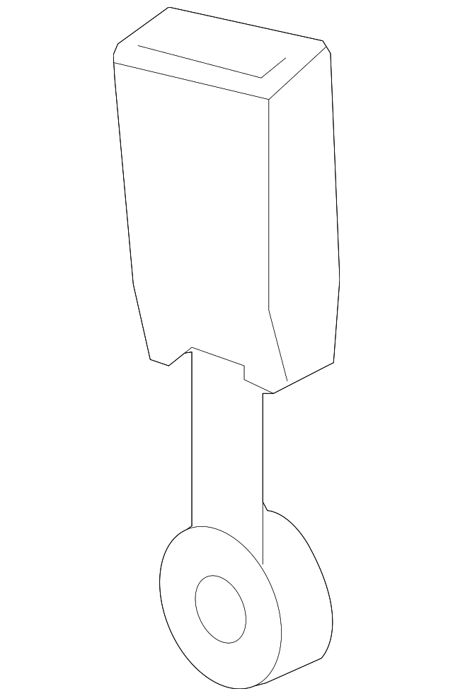 19301284 Деталь OUTER BUCKLE, RIGHT