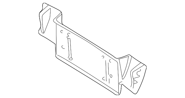 51-12-8-398-770 Деталь LICENSE BRACKET