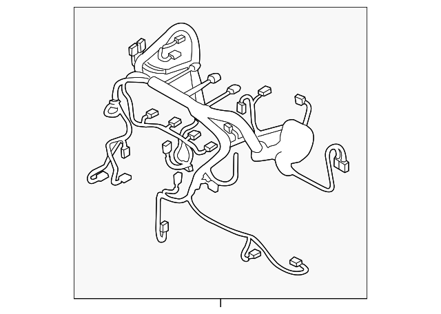 KD33-67-020D Деталь ENGINE HARNESS