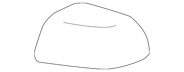 K6374-3NA1A Деталь MIRROR COVER, LEFT