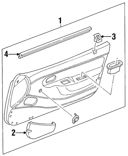 Aspire INTERIOR TRIM - FRONT DOOR