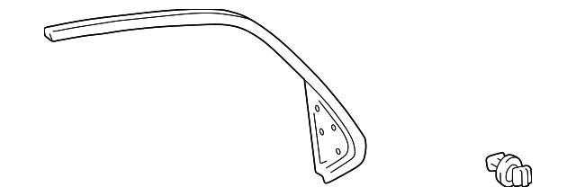 75075-33030 WINDOW MOLDING, RIGHT