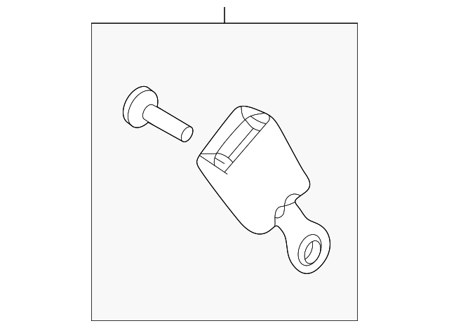 BB5Z-78613D48-AB Деталь BUCKLE END, LEFT