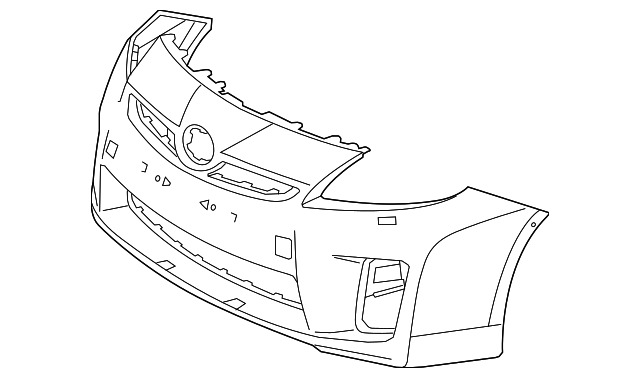 52119-47934 BUMPER COVER