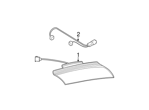 LeSabre HIGH MOUNTED STOP LAMP