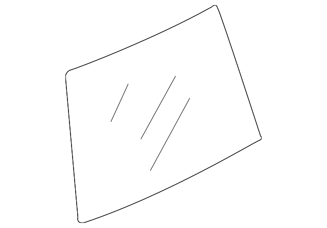 51-31-7-167-453 Деталь DOOR GLASS, LEFT