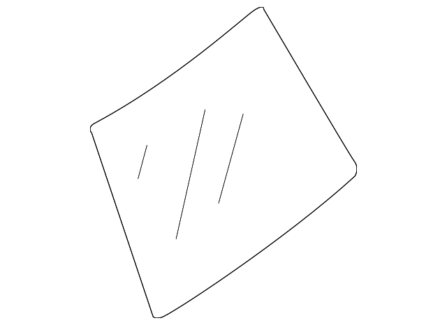 51-31-7-167-454 Деталь DOOR GLASS, RIGHT