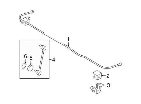 Sportage STABILIZER BAR & COMPONENTS 2