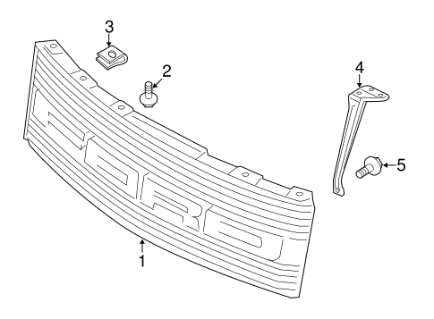 F-150 GRILLE & COMPONENTS