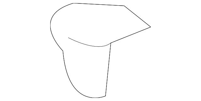 11546850 WHEEL OPNG MLDG RETAINER, LEFT