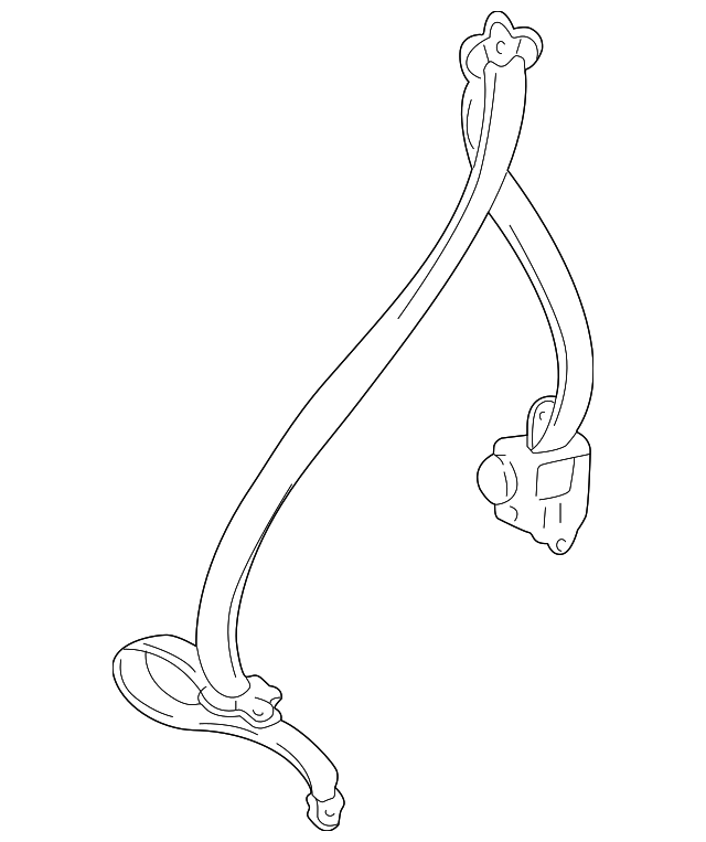 73210-50191-A2 Деталь BELT & RETRACTOR, RIGHT