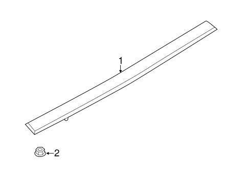 640i Gran Coupe HIGH MOUNTED STOP LAMP