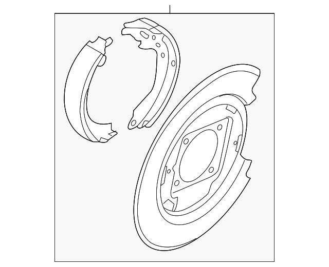 5300182Z10 Деталь PARKING BRAKE, RIGHT