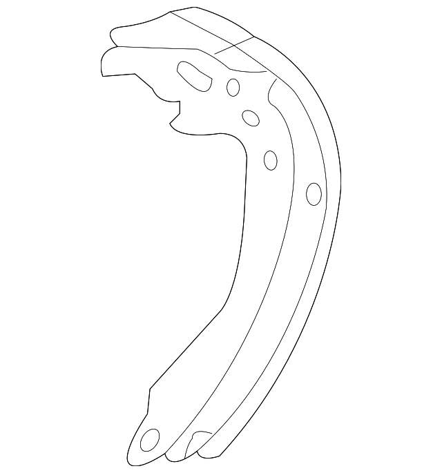 5581082Z00 Деталь PARK BRAKE SHOES