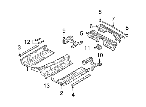 A4 FLOOR & RAILS