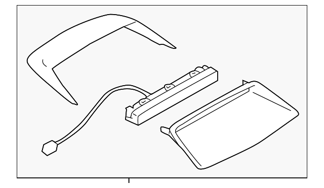 84701CA001VH Деталь HIGH MOUNT LAMP