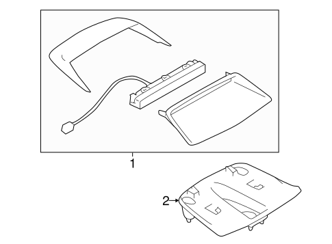 BRZ HIGH MOUNTED STOP LAMP