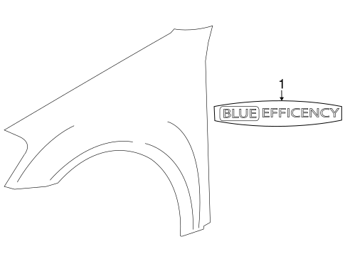 ML450 EXTERIOR TRIM - FENDER