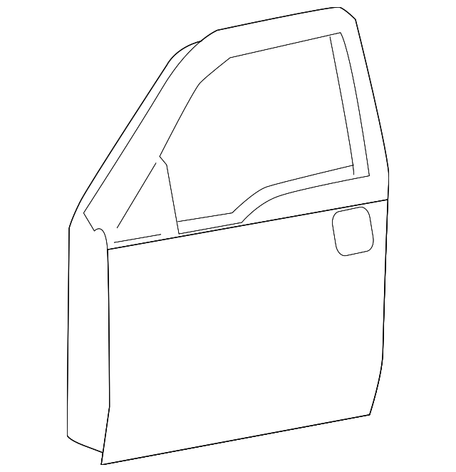 5L3Z-1520125-AA Деталь DOOR SHELL, LEFT