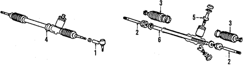 Tredia STEERING GEAR & LINKAGE 3
