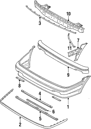 Corolla BUMPER & COMPONENTS - FRONT