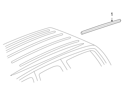 Escalade EXTERIOR TRIM - ROOF