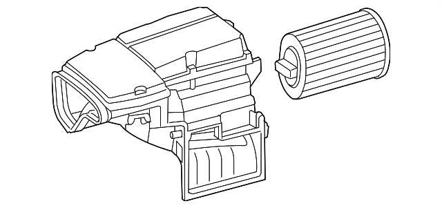 271-090-09-01 Деталь AIR CLEANER ASSY