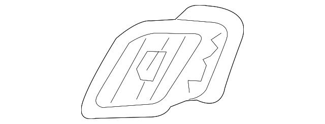 97410-2M200-9P AIR OUTLET VENT, LEFT