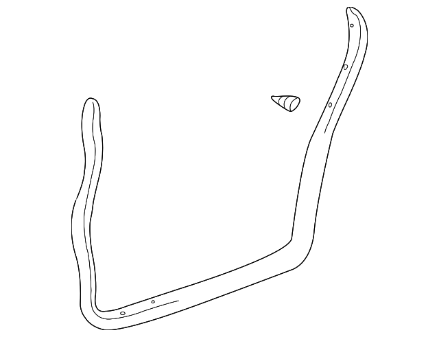 67871-0C020 Деталь SURROUND W'STRIP, RIGHT