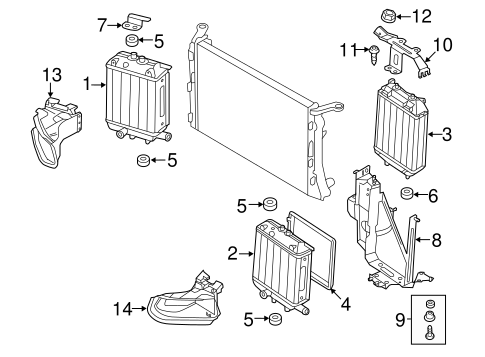 RS7 RADIATOR & COMPONENTS 2
