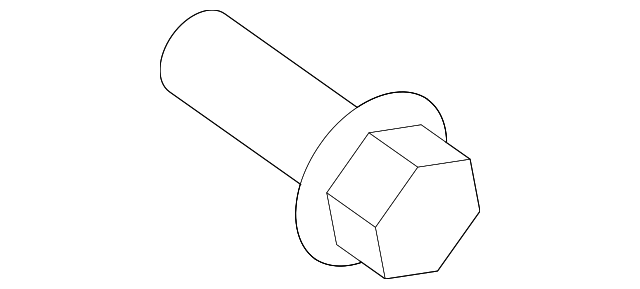 90080-10164 DIVISION BAR BOLT, RIGHT