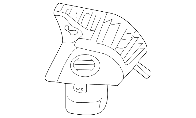 203-830-11-54-7206 Деталь DEFROSTER GRILLE, LEFT