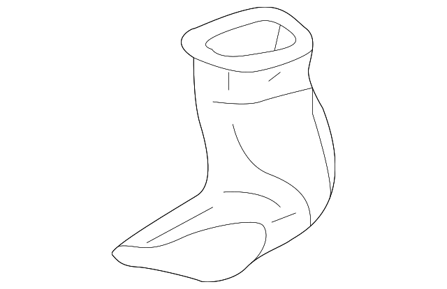 203-831-28-46 Деталь AIR DUCT, RIGHT