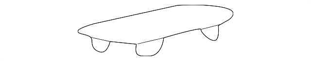 203-836-01-02-9B51 Деталь DEFROSTER GRILLE CAP, RIGHT