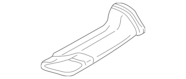 203-831-01-46 Деталь AIR DUCT, LEFT