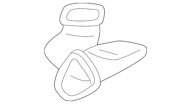 203-831-27-46 Деталь AIR DUCT, LEFT