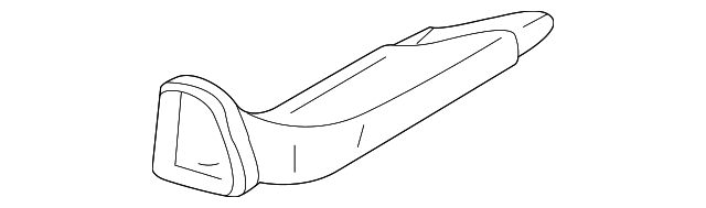 203-831-06-46 Деталь AIR DUCT, RIGHT