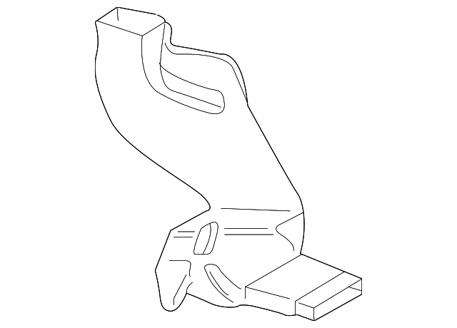 203-831-09-46 Деталь AIR DUCT, LEFT