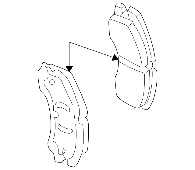 19213362 Деталь BRAKE PADS