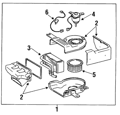 Land Cruiser BLOWER MOTOR & FAN