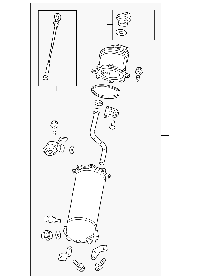 12640847 Деталь TANK ASSY