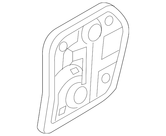 5C6-945-257 Деталь SOCKET PLATE, LEFT