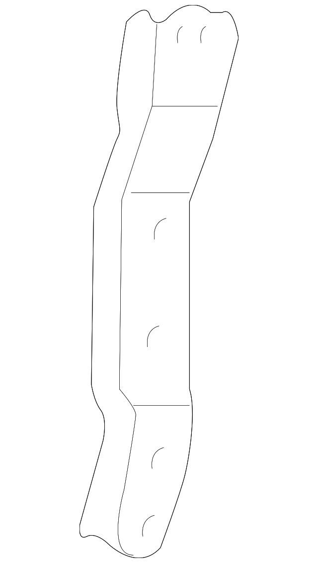 88536-60200 Деталь LOWER DUCT BRACE