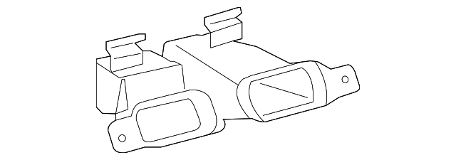 55845-60130 Деталь CENTER DUCT