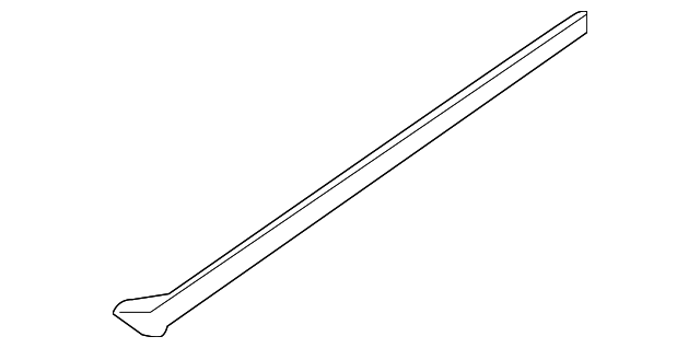 51-37-7-119-095 Деталь BELT MOLDING SEAL, LEFT