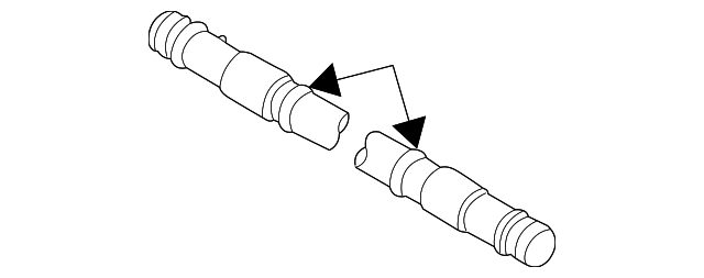 39205EJ70A Деталь AXLE SHAFT, LEFT