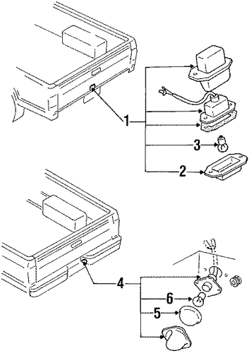 B2200 LICENSE LAMPS