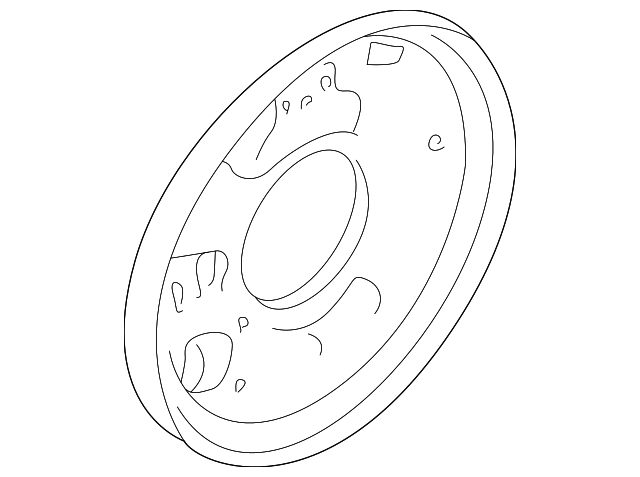 YL8Z-2211-AA Деталь BACKING PLATE