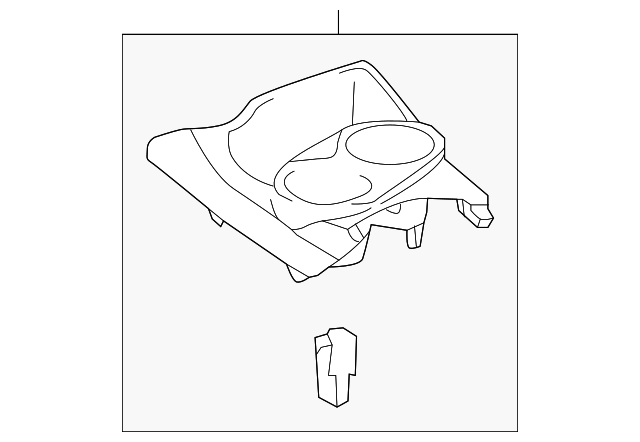 58811-52040-C0 Деталь FRONT CONSOLE