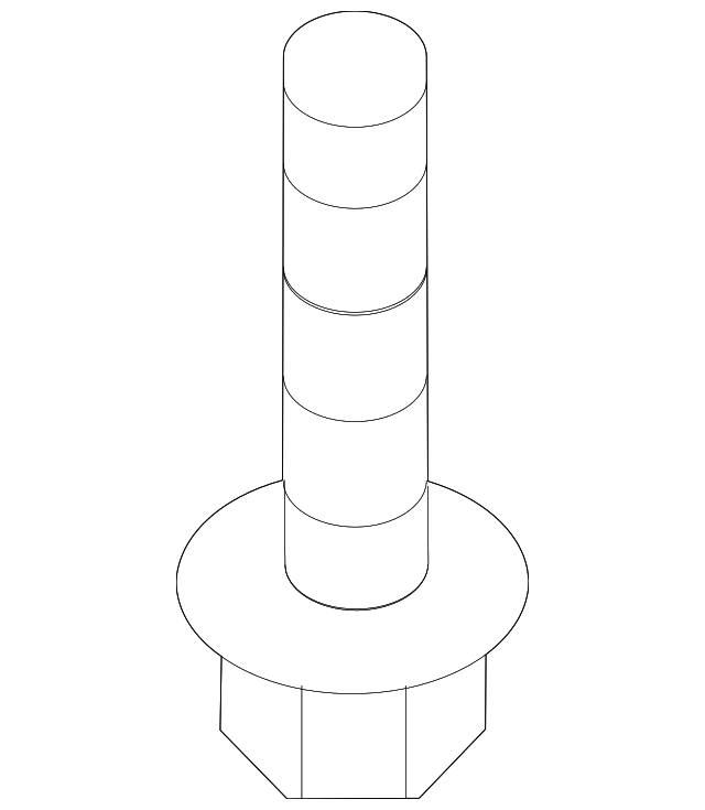 82345-27000 PKG TRAY TRIM SCREW